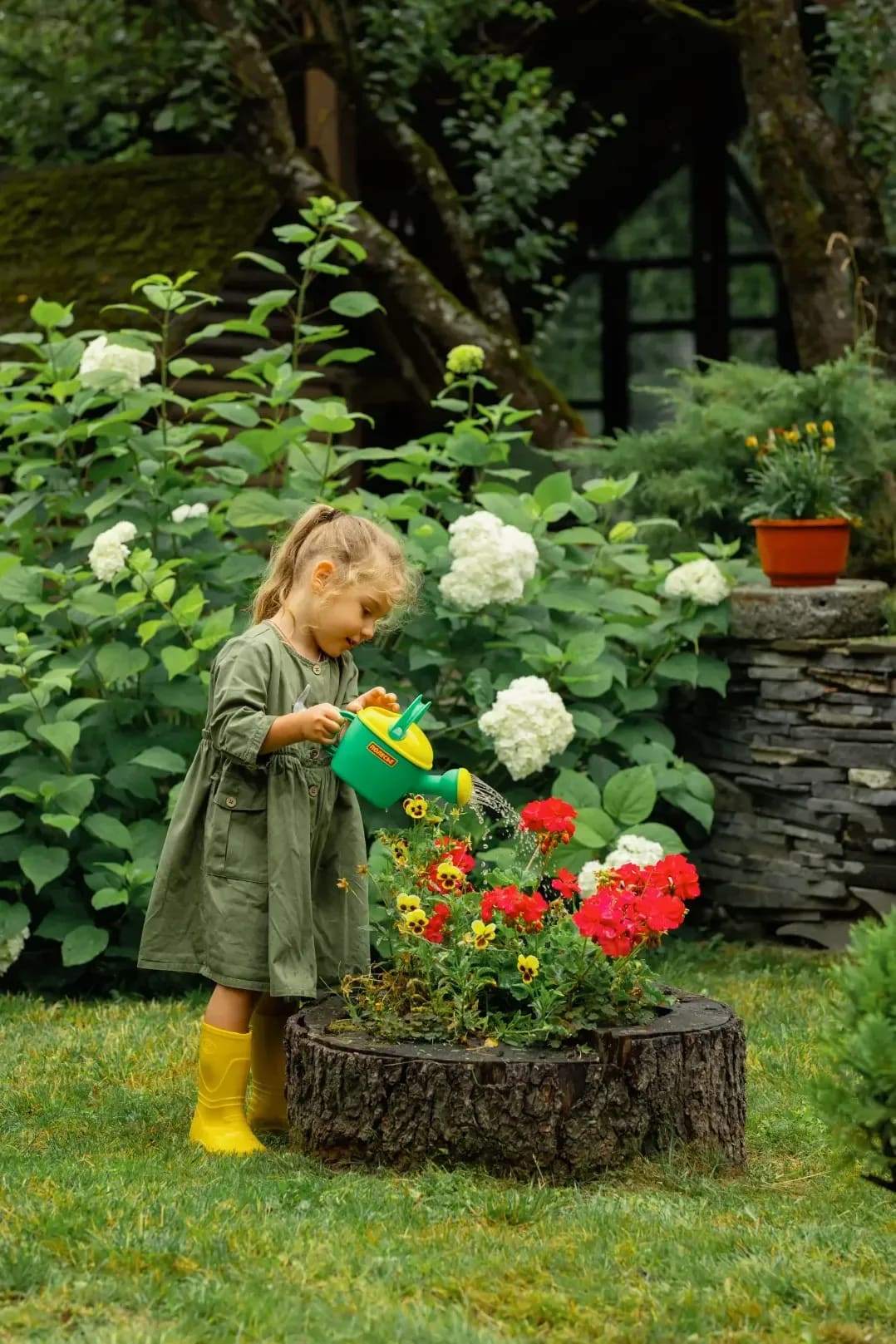 Garden design and planting